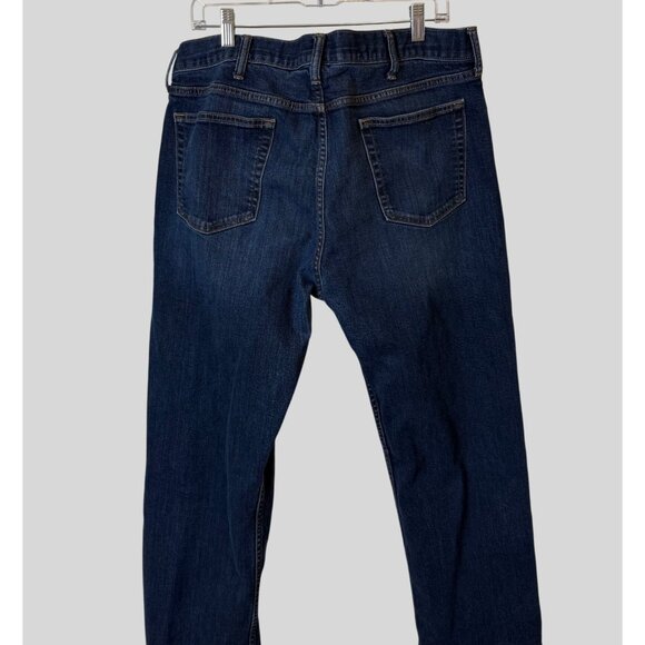 Old Navy Size 40 Mens Straight  Jeans Dark Wash Denim Classic Fit Durable - Picture 7 of 10